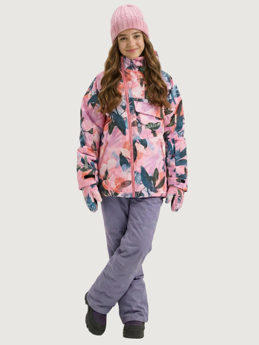 Костюм NIKASTYLE 7з2425 розовый/инжир - фото 1