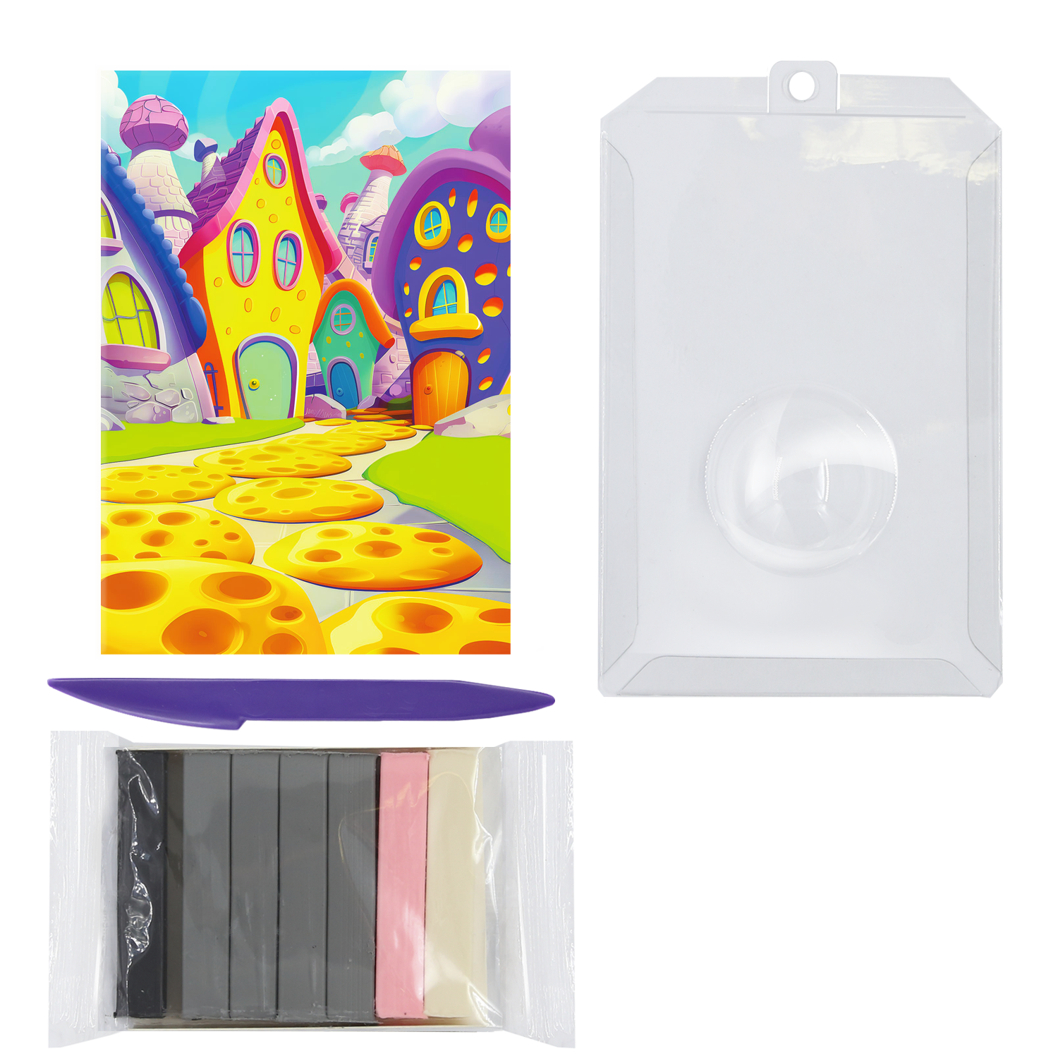 Масса для лепки Луч Шаролепики восковой 4 цв. в ассортименте - фото 7