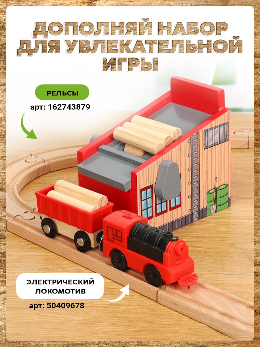 Дополнительные элементы А.Паровозиков 12.7 см АП-0031/лесозаготовка - фото 5