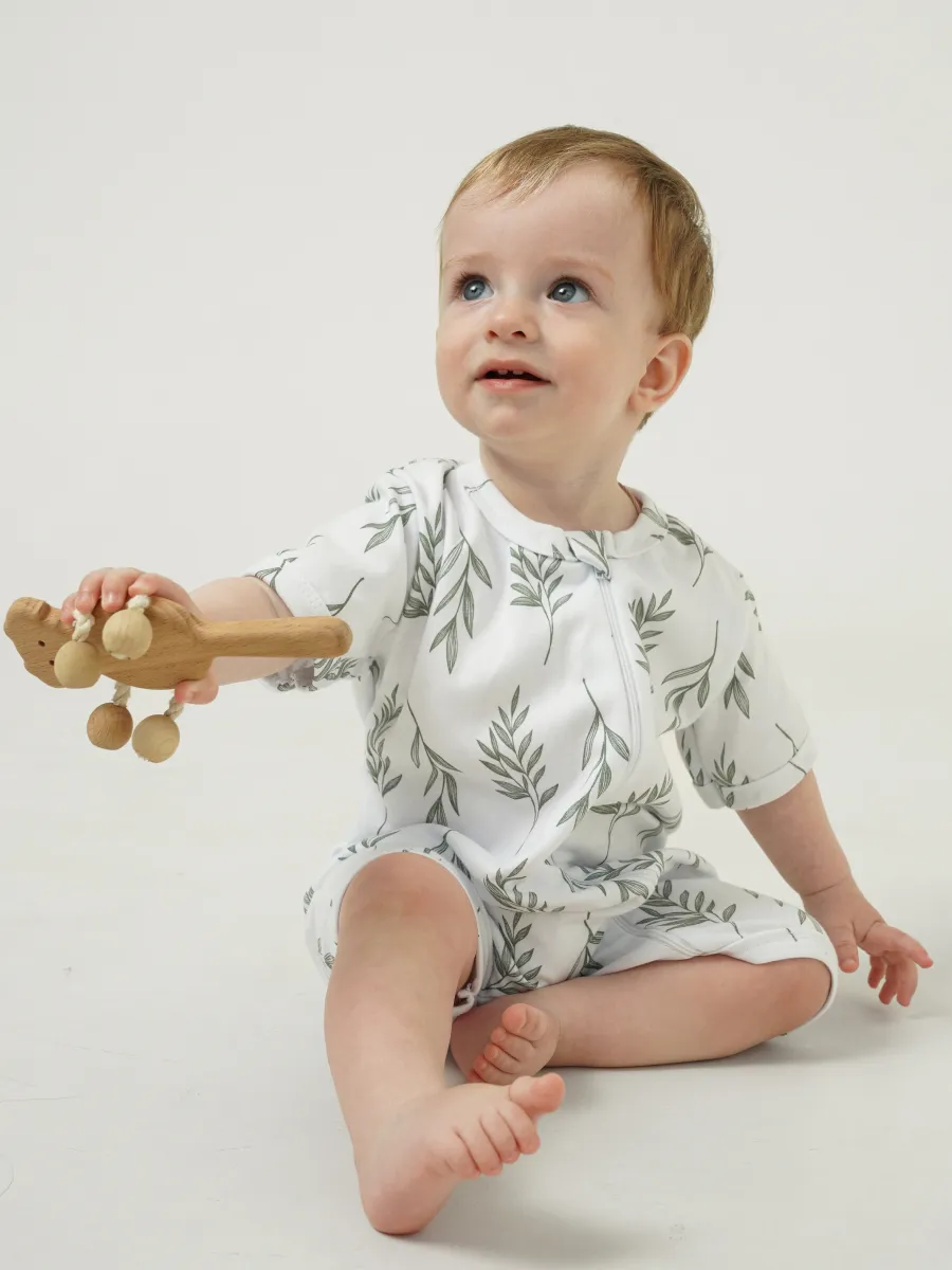 Песочник 3 шт Супер Пупс нбр/3пр/псчн/молн/ХакиЛисточкиВеточки - фото 18