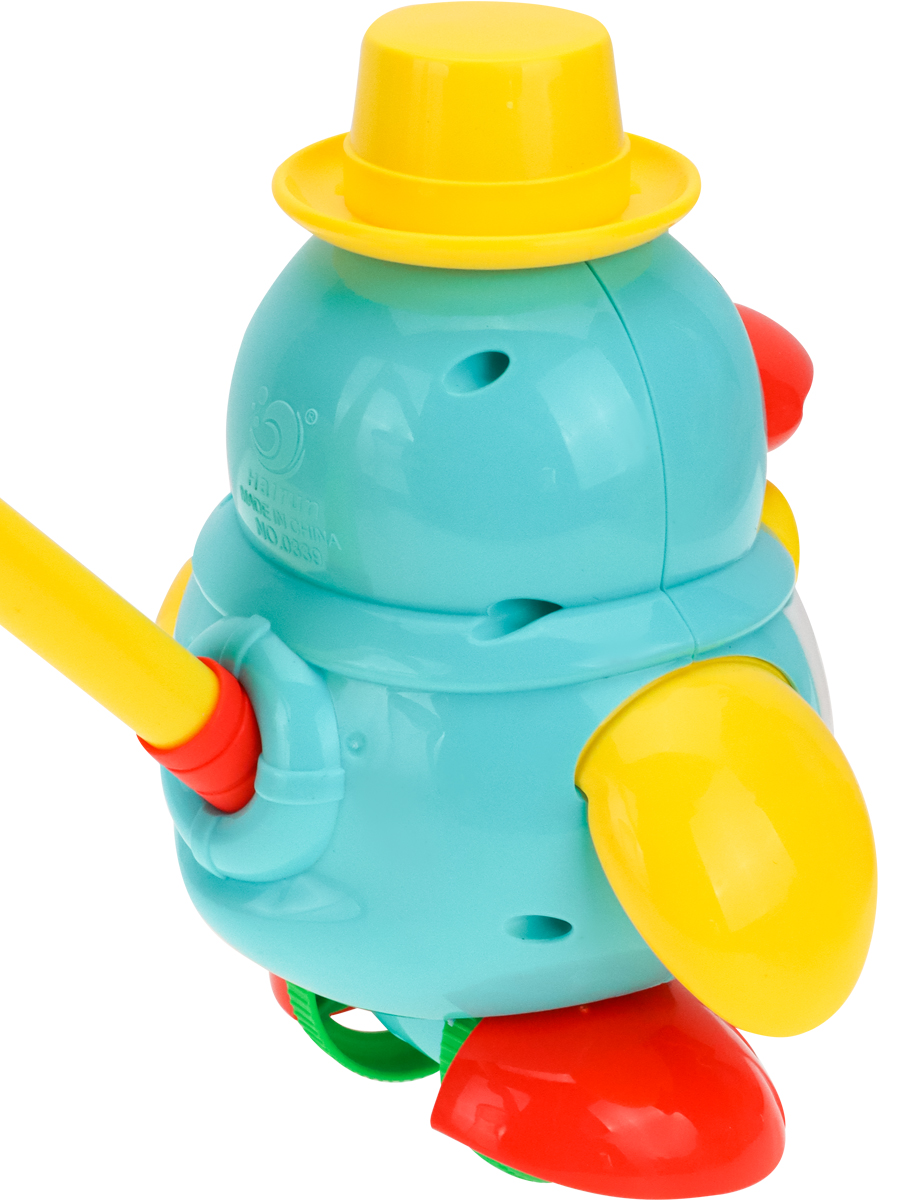 Игрушка Рыжий кот каталка Пингвин - фото 6