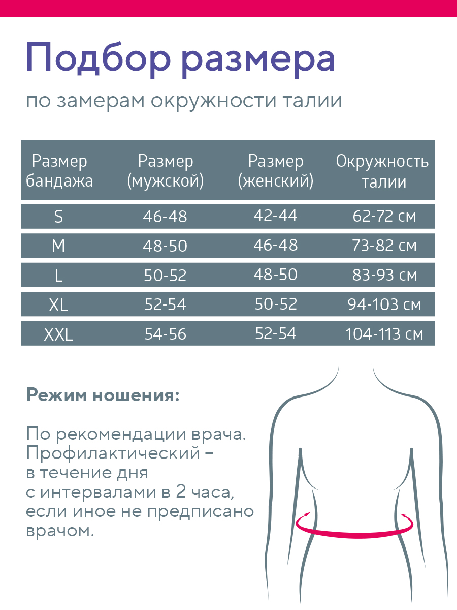 Послеоперационный бандаж W-421 B.Well W-421 M - фото 8