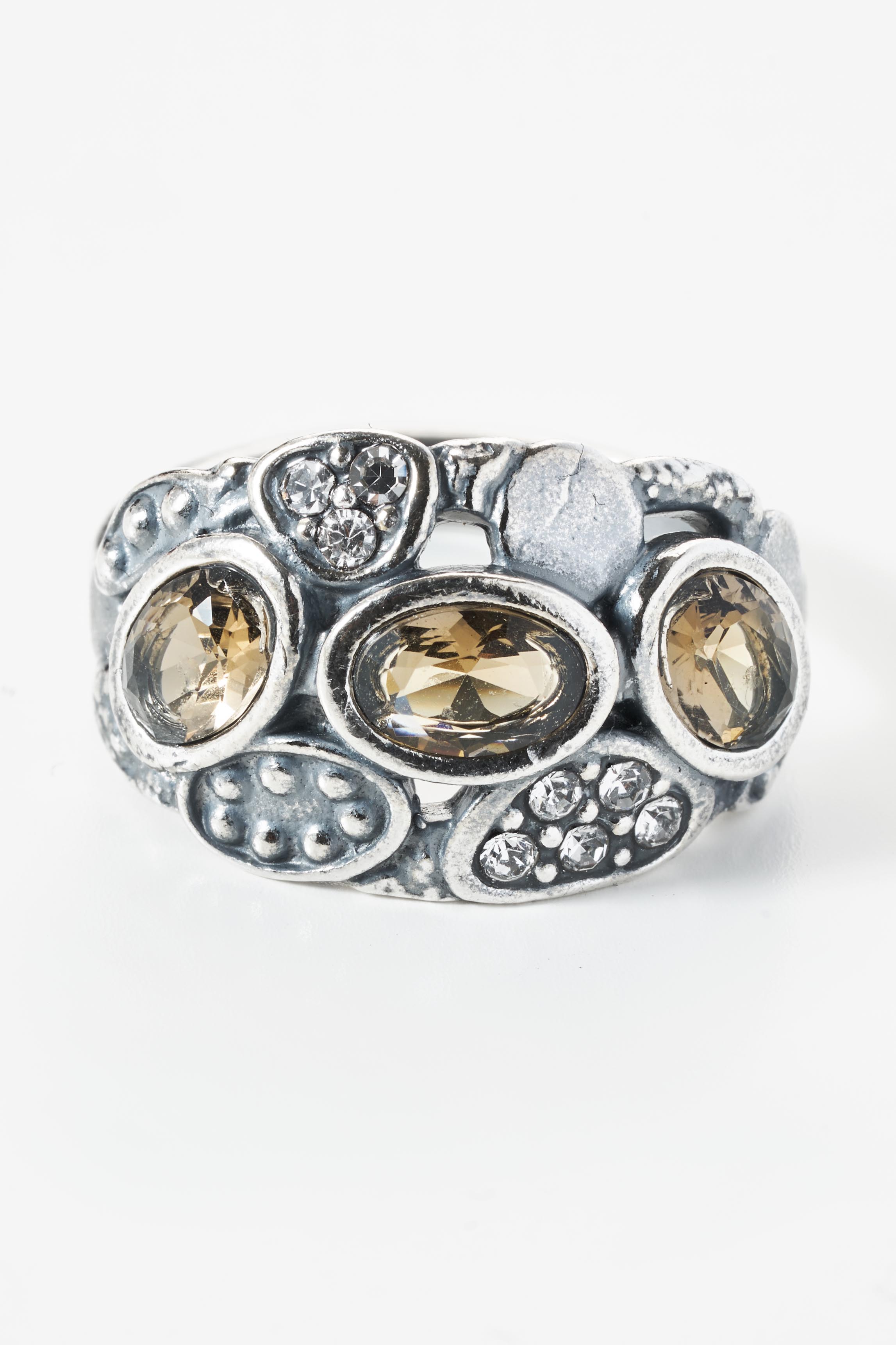 Кольцо Shine and Beauty 80138-318-к-раухтопаз - фото 1