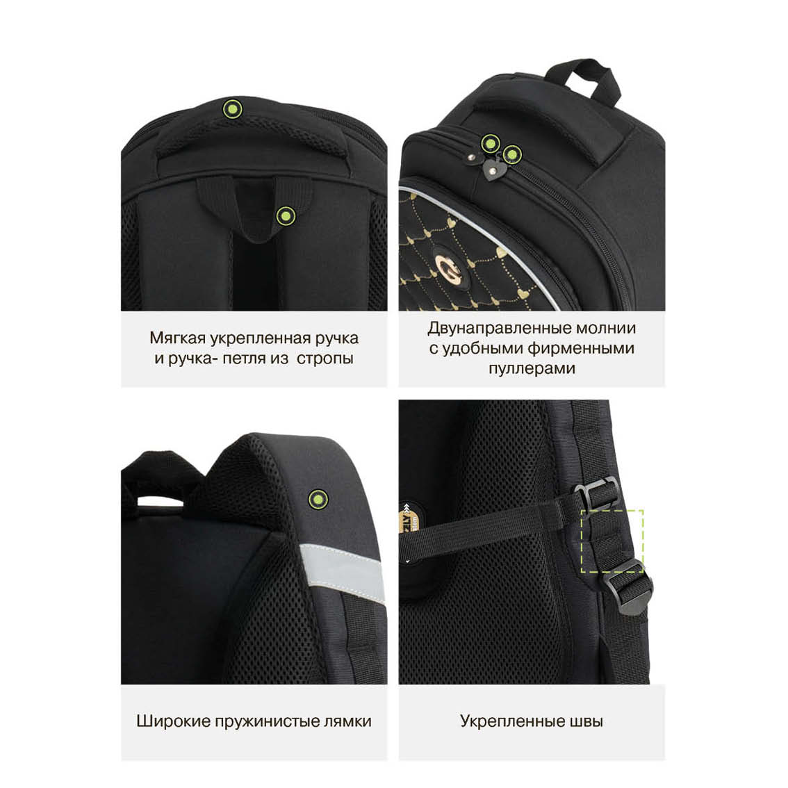 Ранец Grizzly Для девочки - фото 12