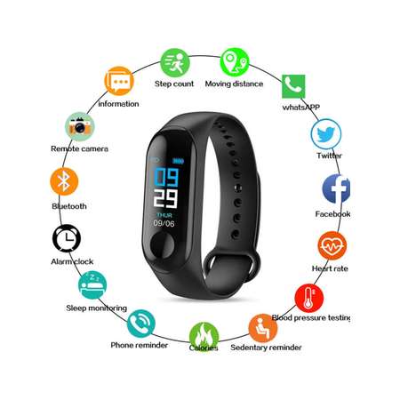Смарт-браслет CASTLELADY Smart Watch М3 часы умные