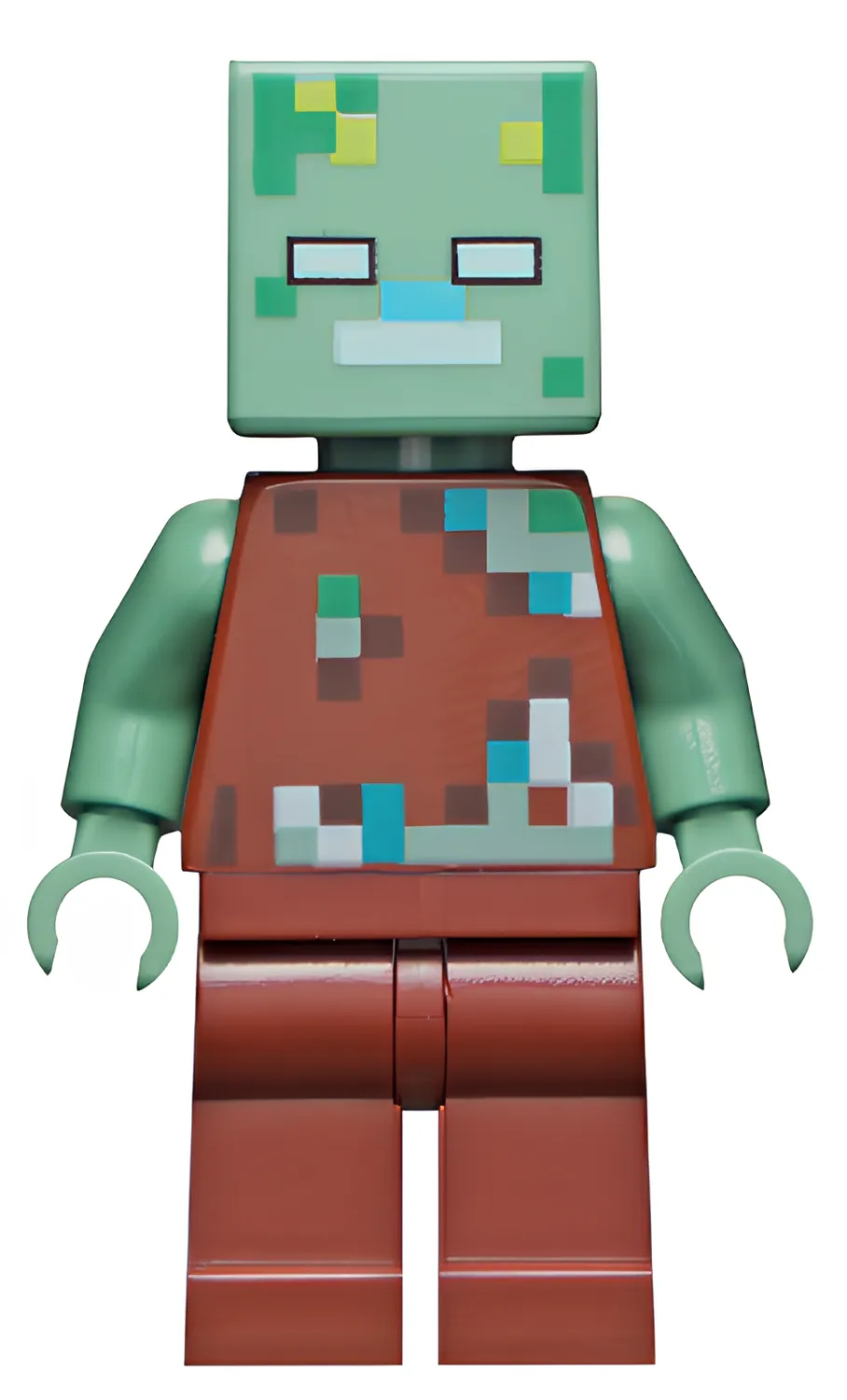 Фигурка LEGO Minecraft Drowned Zombie - фото 1