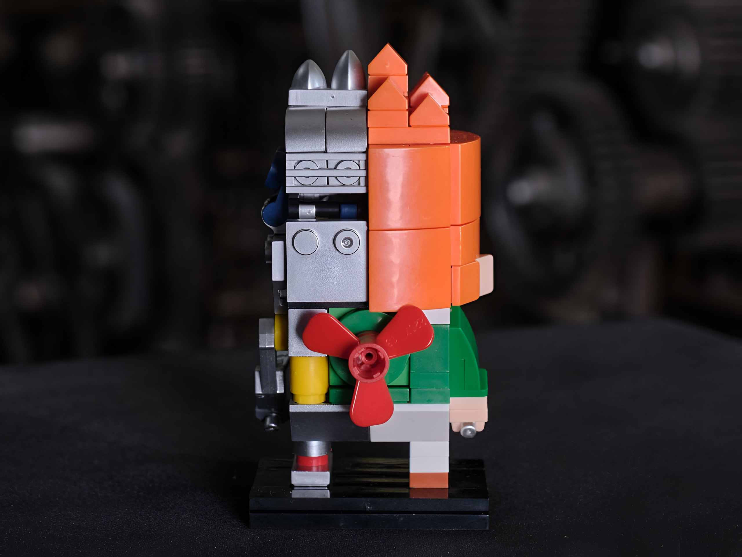 Конструктор brick labs Киборг: Карлсон из мини-блоков 142 дет. - фото 5