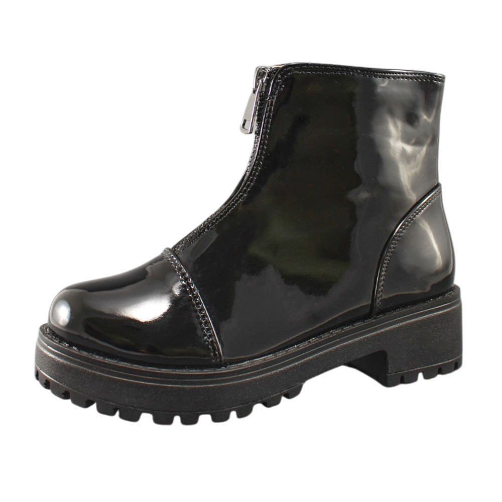 Ботинки Europen 074-11-СВ EUROPEN Ботинки для девочки,черный - фото 1