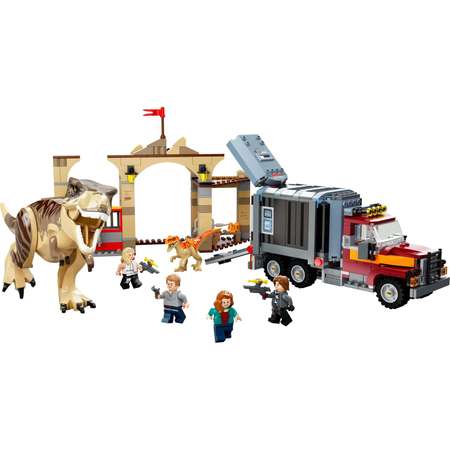 Конструктор LEGO Jurassic World Побег Атроцираптор Тираннозавр блочный