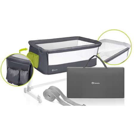 Колыбель Lionelo Theo Dark Grey