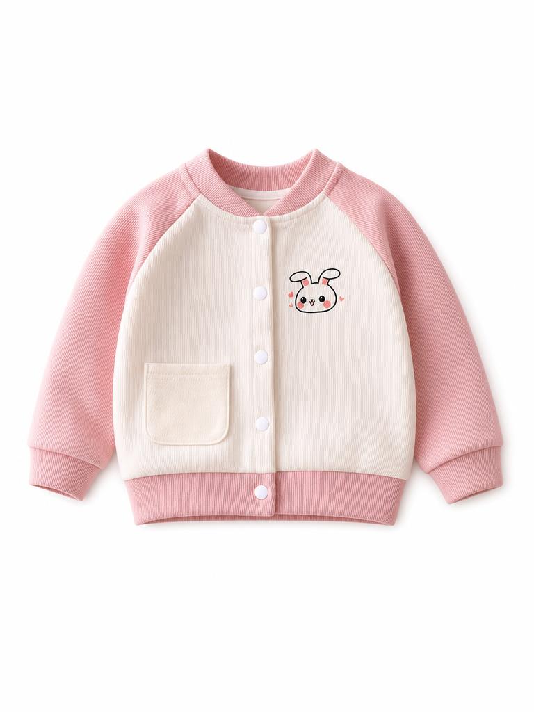 Бомбер Bambooland cardigan_pinkrabbit - фото 1