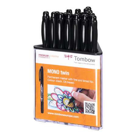Ручка капиллярная Tombow 20 шт.