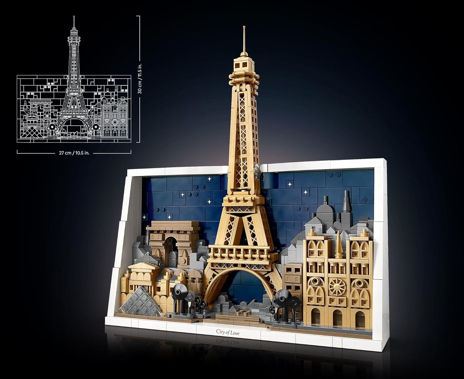 Конструктор LEGO Architecture Париж Город Любви 958 дет. - фото 3