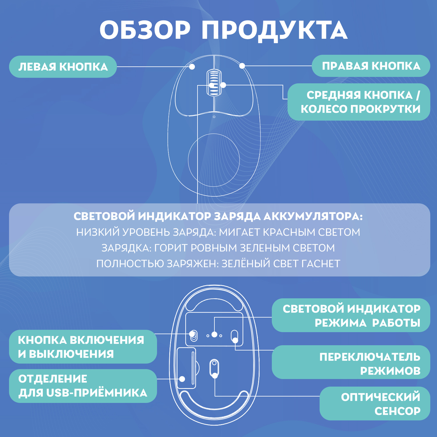 Мышь беспроводная Disney История игрушек Медведь Лотсо QS-MS02 - фото 5