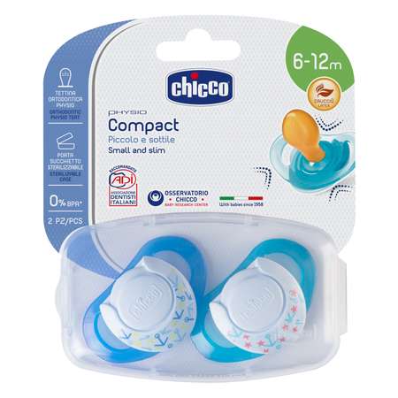 Пустышка Chicco от 6 мес. 2 шт.