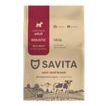 Корм для собак малых пород SAVITA Grain free adult mini veal беззерновой с телятиной 1кг