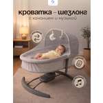 Шезлонг CINLANKIDS серый