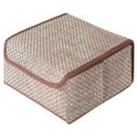 Коробка для хранения CASY HOME с крышкой бежевый ВО-062