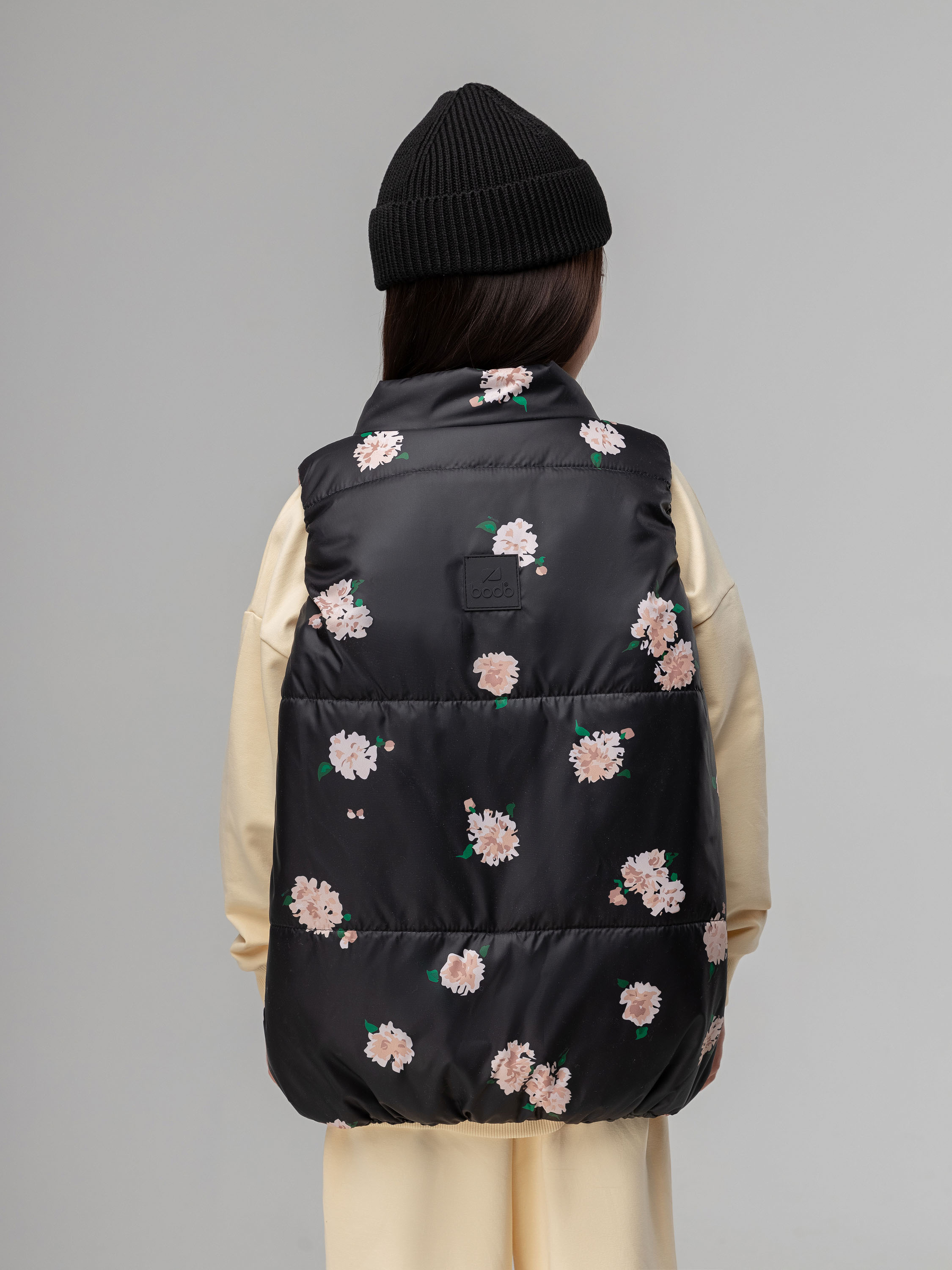 Жилет Bodo 14-84MU_черный (розовый) - фото 9