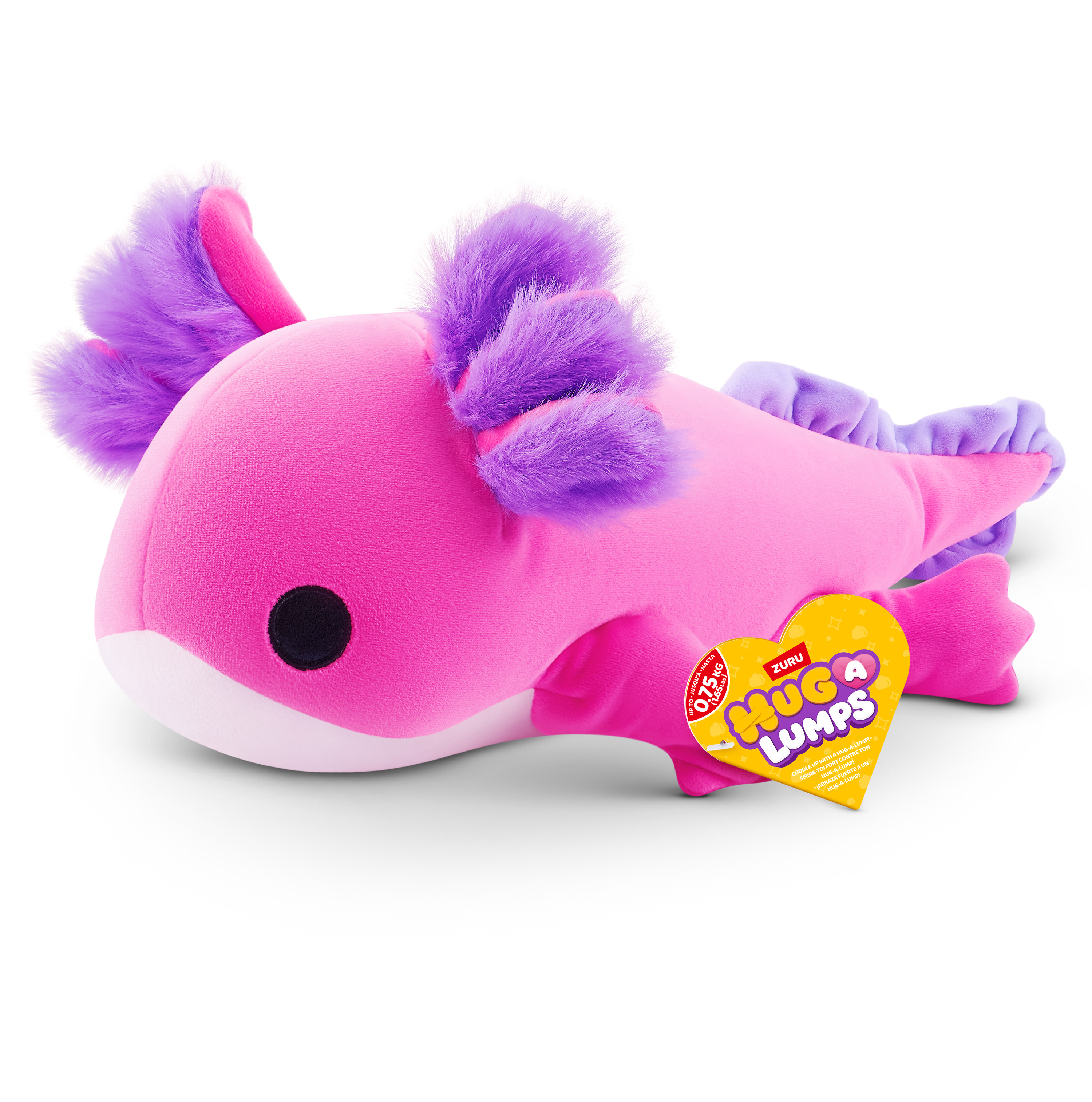 Мягкая игрушка Zuru HUG A LUMPS аксолотль Элли 13 см - фото 9