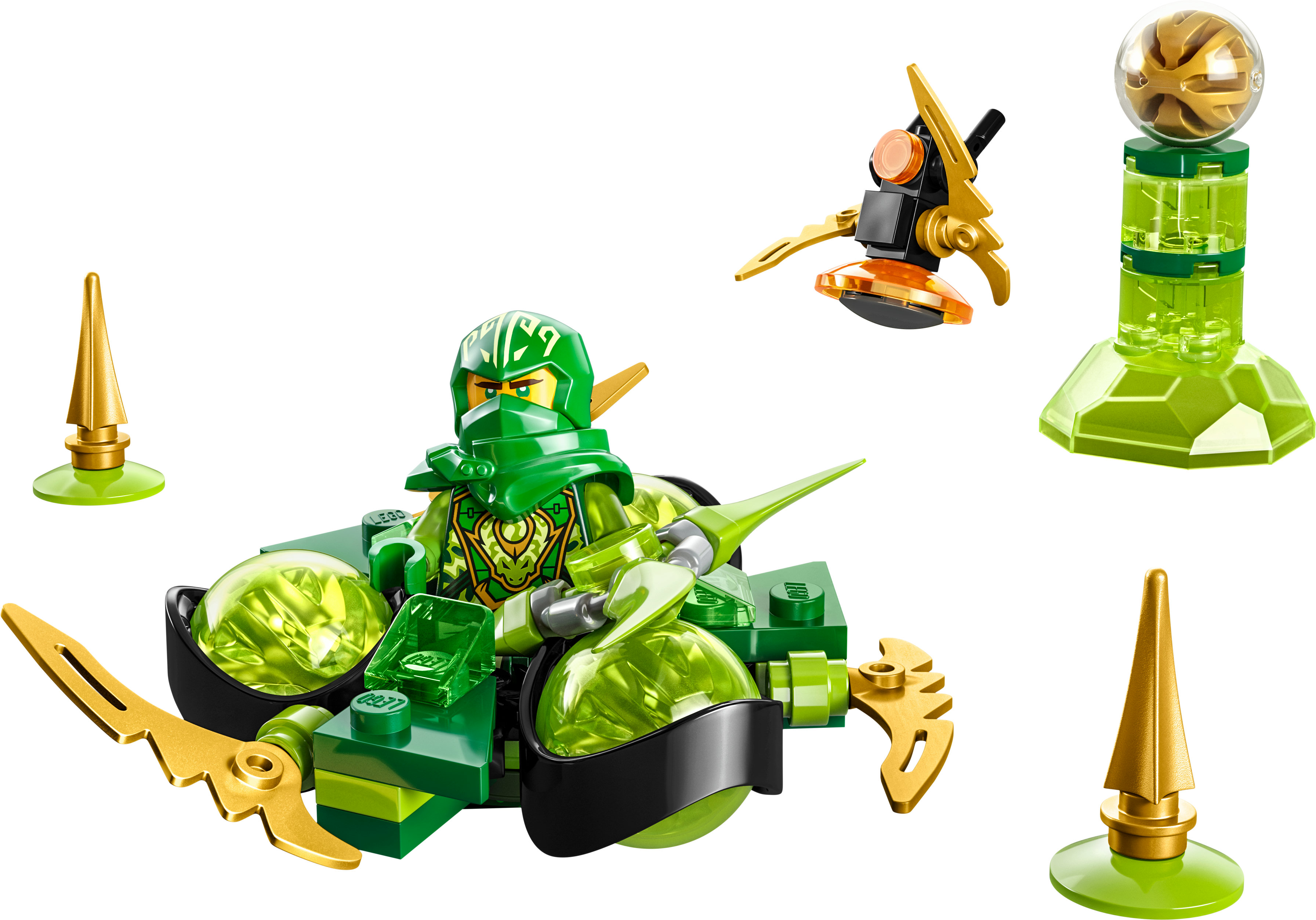 Конструктор LEGO NINJAGO Сила дракона Ллойда: Торнадо блочный - фото 5