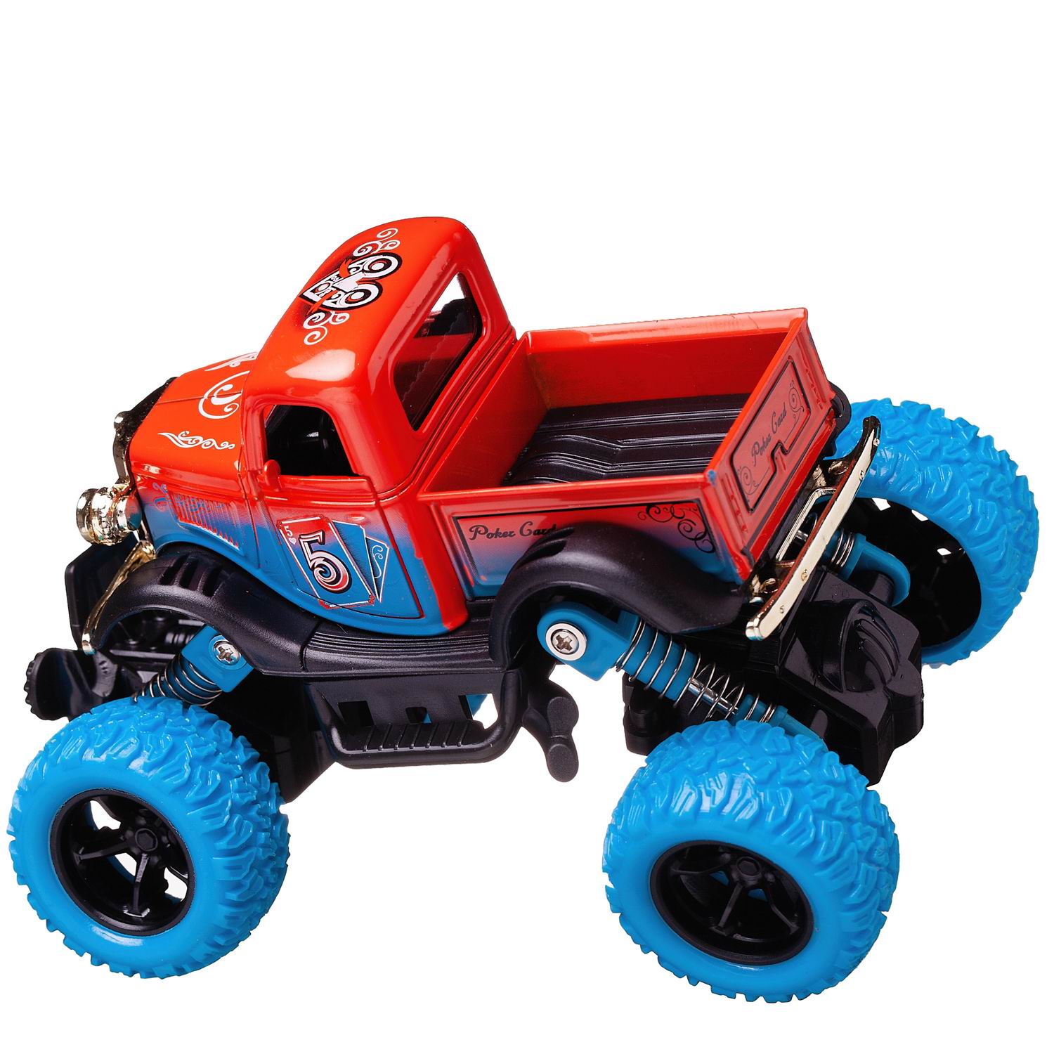 Внедорожник Junfa Jeep 1:34 MY66-Y1173/красный - фото 6