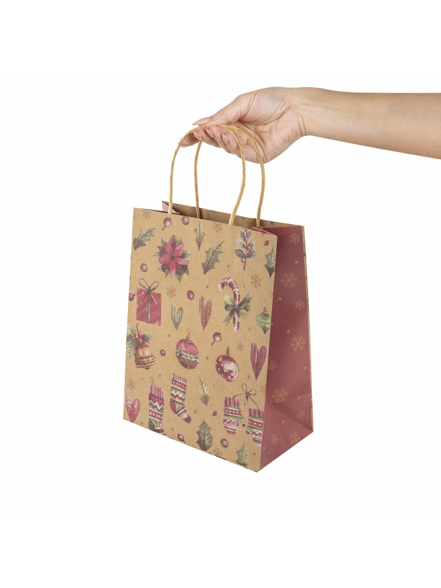 Пакет новогодний подарочный Золотая сказка набор 10 штук Новогодние Штучки - фото 8