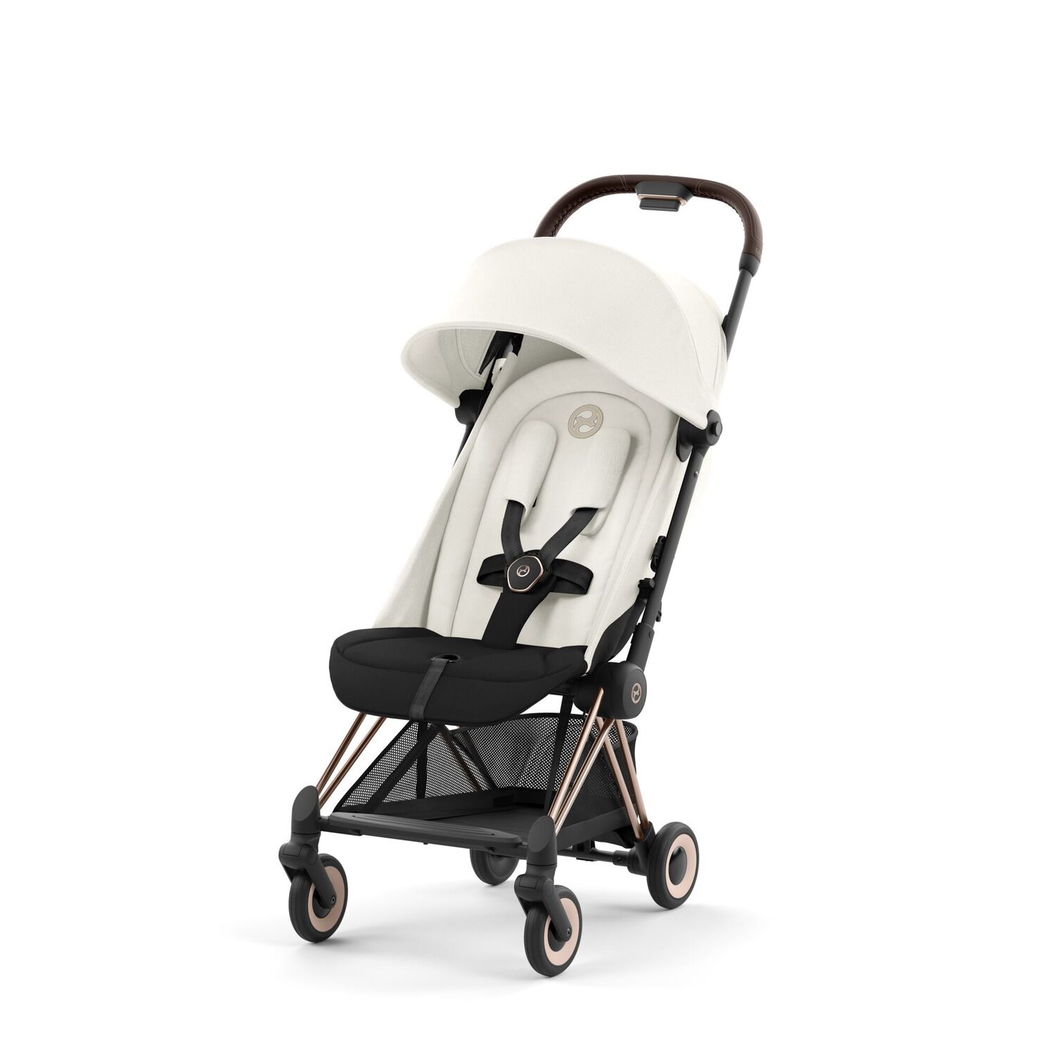 Коляска прогулочная Cybex Coya Rosegold белый - фото 1