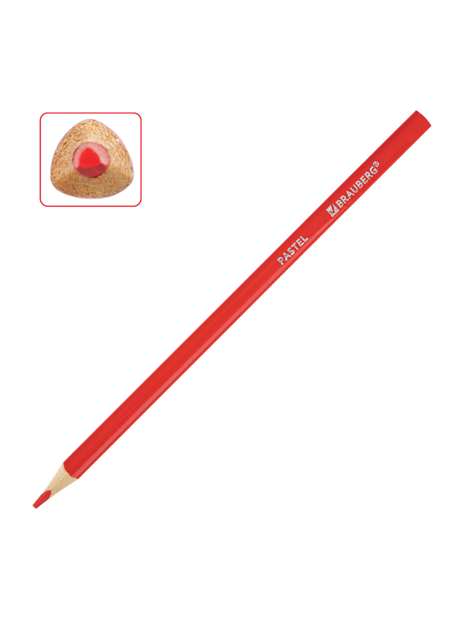 Карандаши цветные Brauberg 24 шт. - фото 10