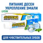 Зубная паста LION с фтором Мята