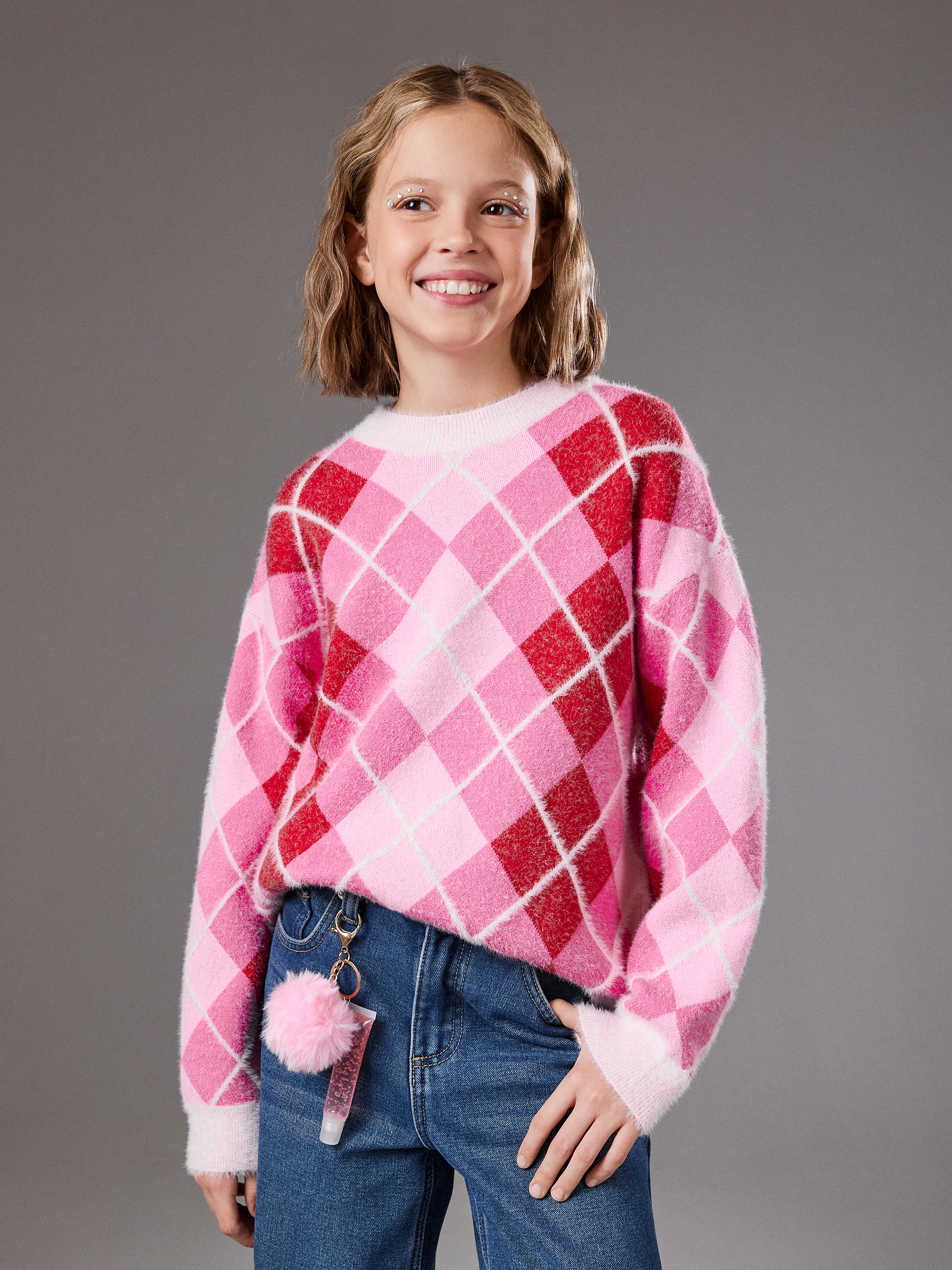 Набор (блеск для губ и брелок) Acoola розовый - фото 1