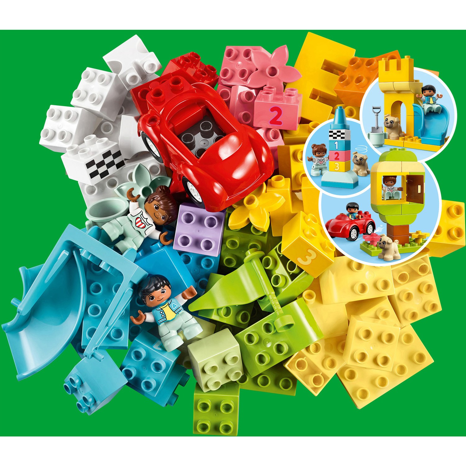 Конструктор LEGO DUPLO Коробка с кубиками 85 дет. - фото 9