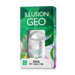 Контактные линзы ILLUSION geo magic green на 1 месяц -6.00/14.2/8.6 2 шт.
