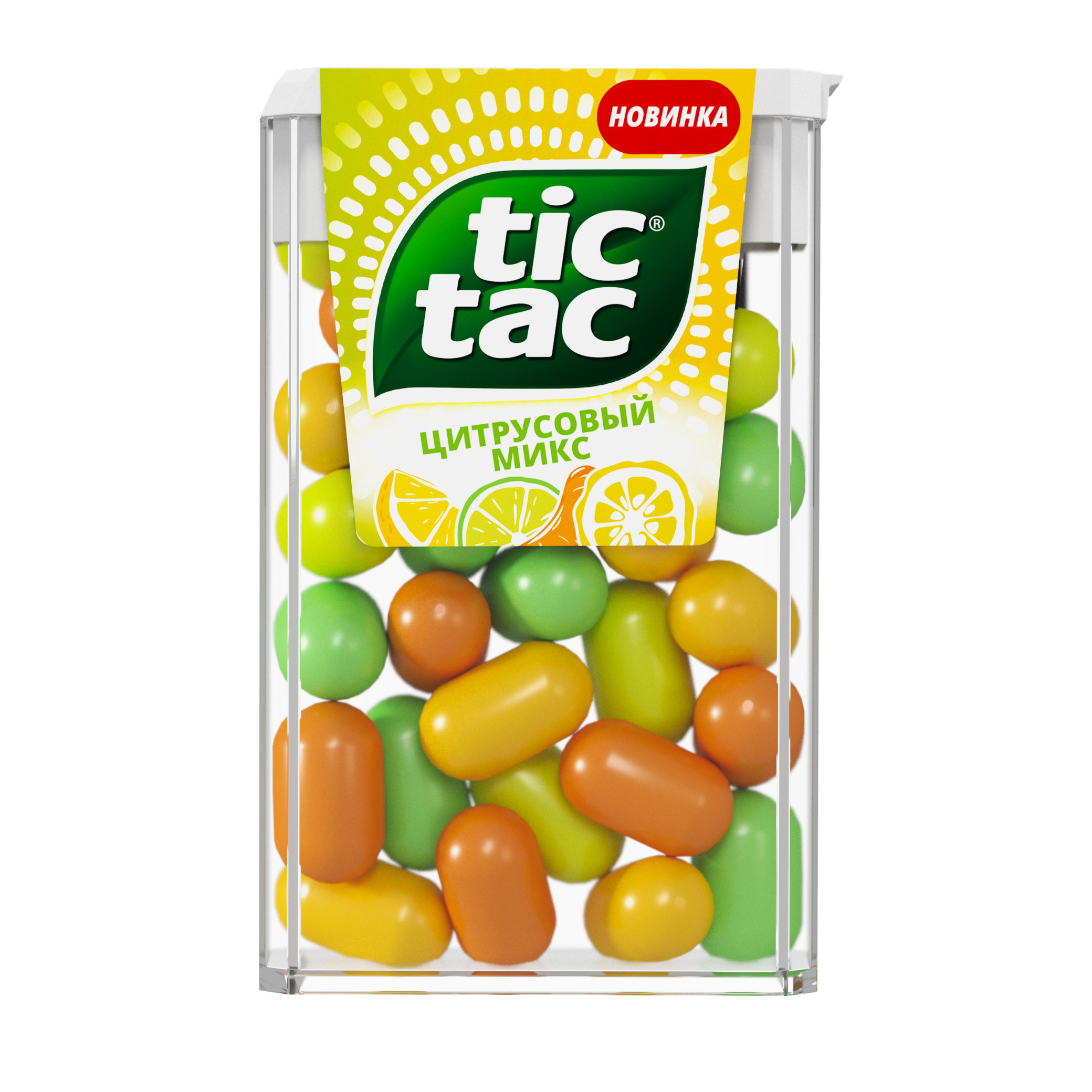Драже Tic Tac цитрусовый микс 16г - фото 1
