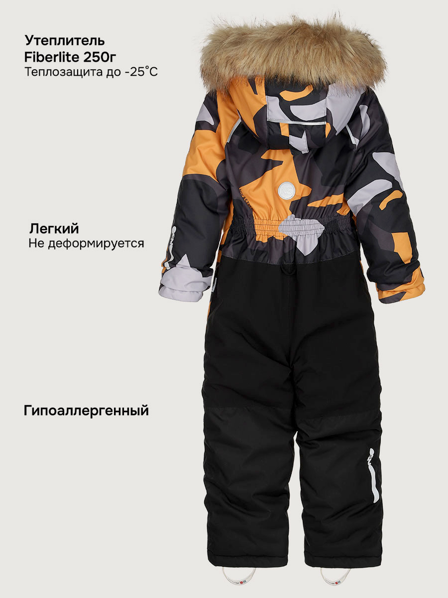 Комбинезон NIKASTYLE 8з0925 горчица/черный - фото 8