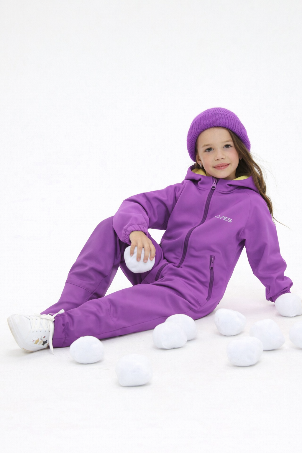 Комбинезон ILVES ILV-A-180/17_лиловый/желтый - фото 2