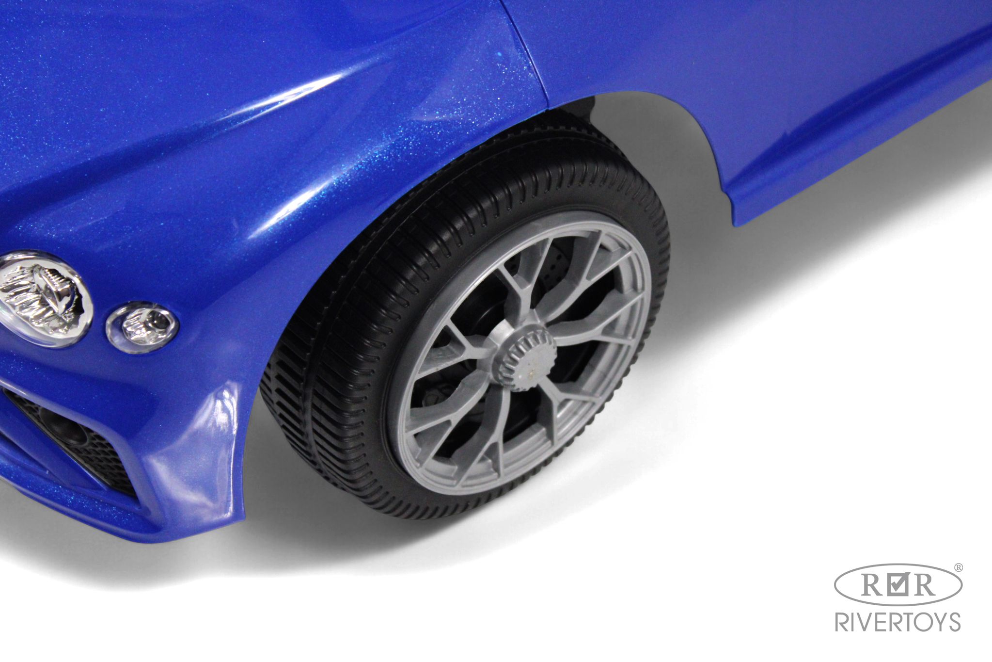 Каталка RIVERTOYS Z004ZZ-T-BLUE синий - фото 9