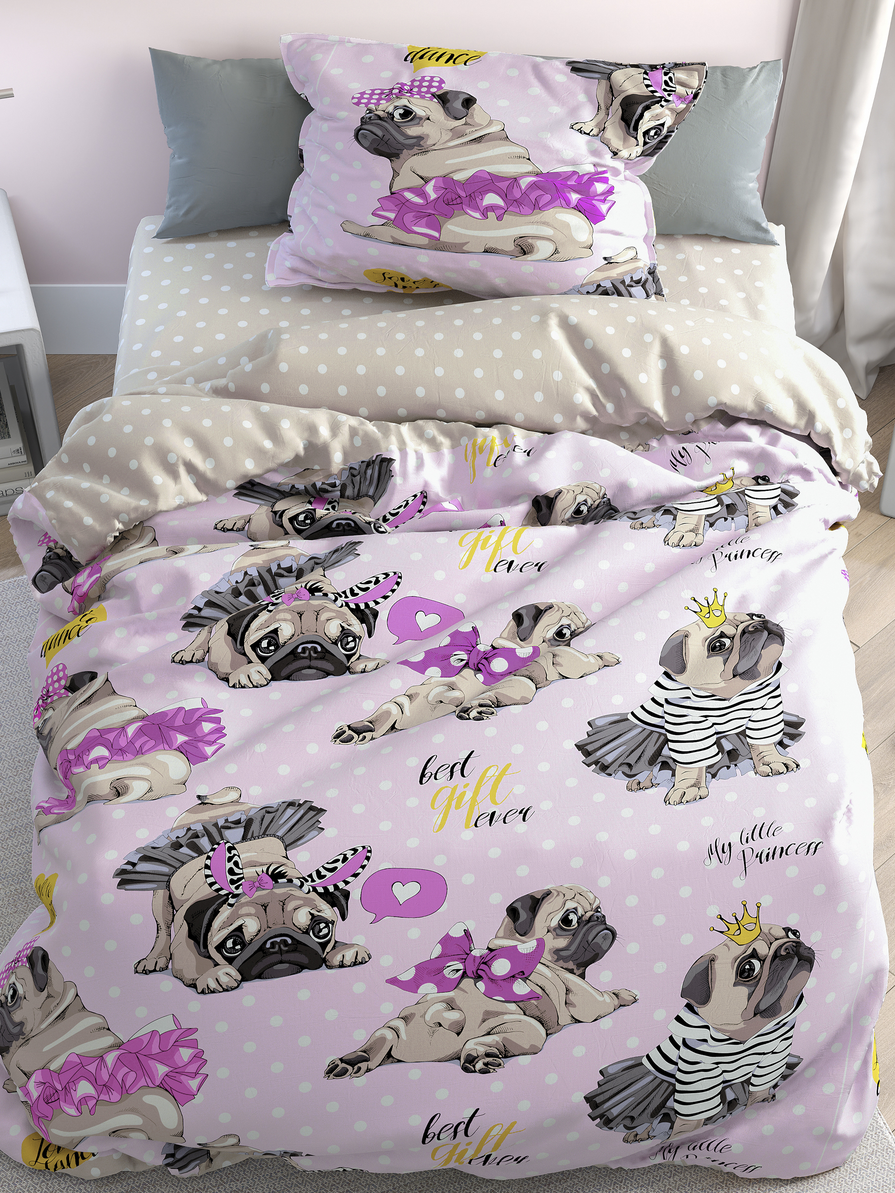 Комплект постельного белья PAVLine FreeDom полутораспальный 3 предм. - фото 8