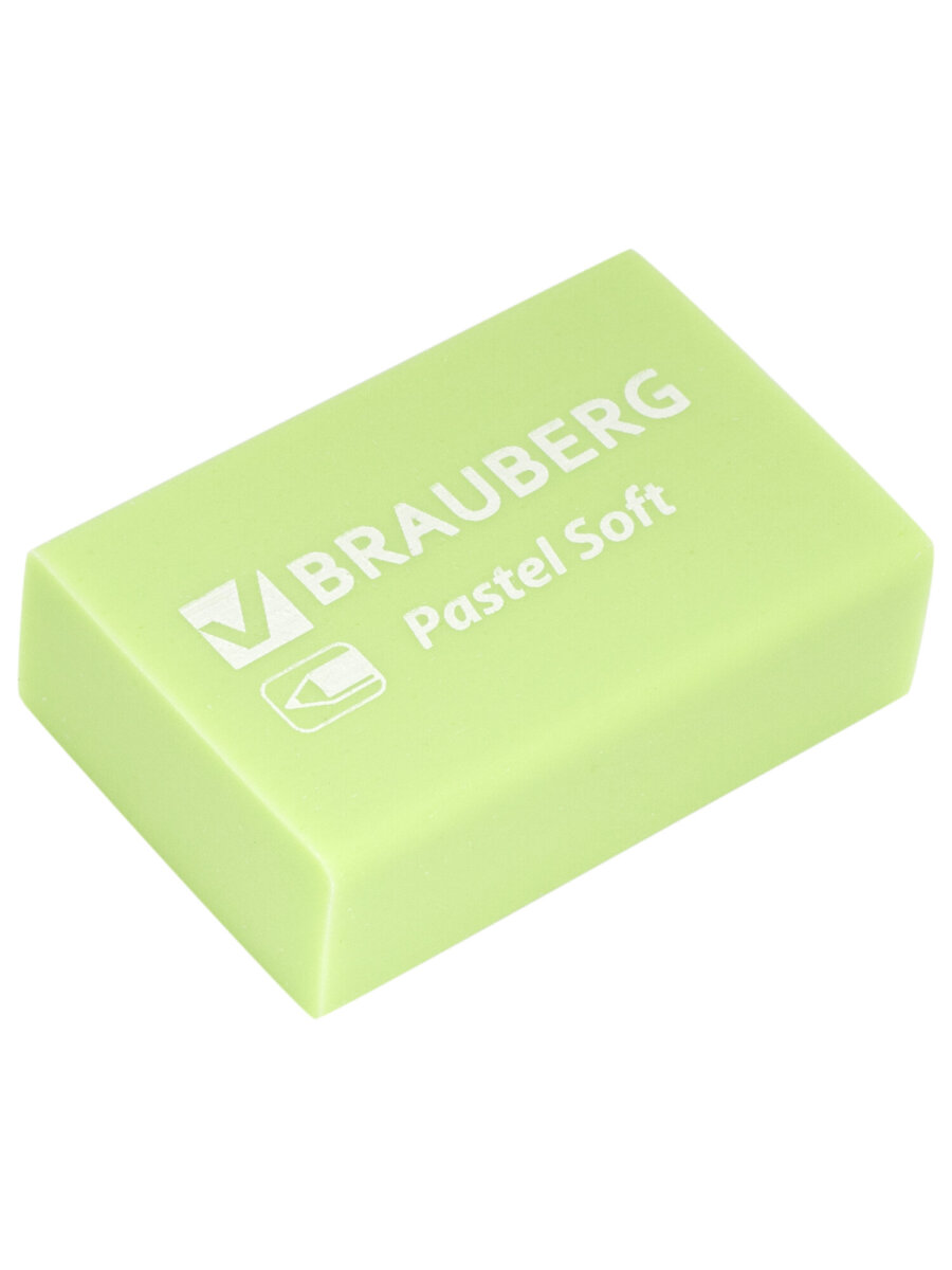 Ластик Brauberg Soft 12 шт. - фото 6