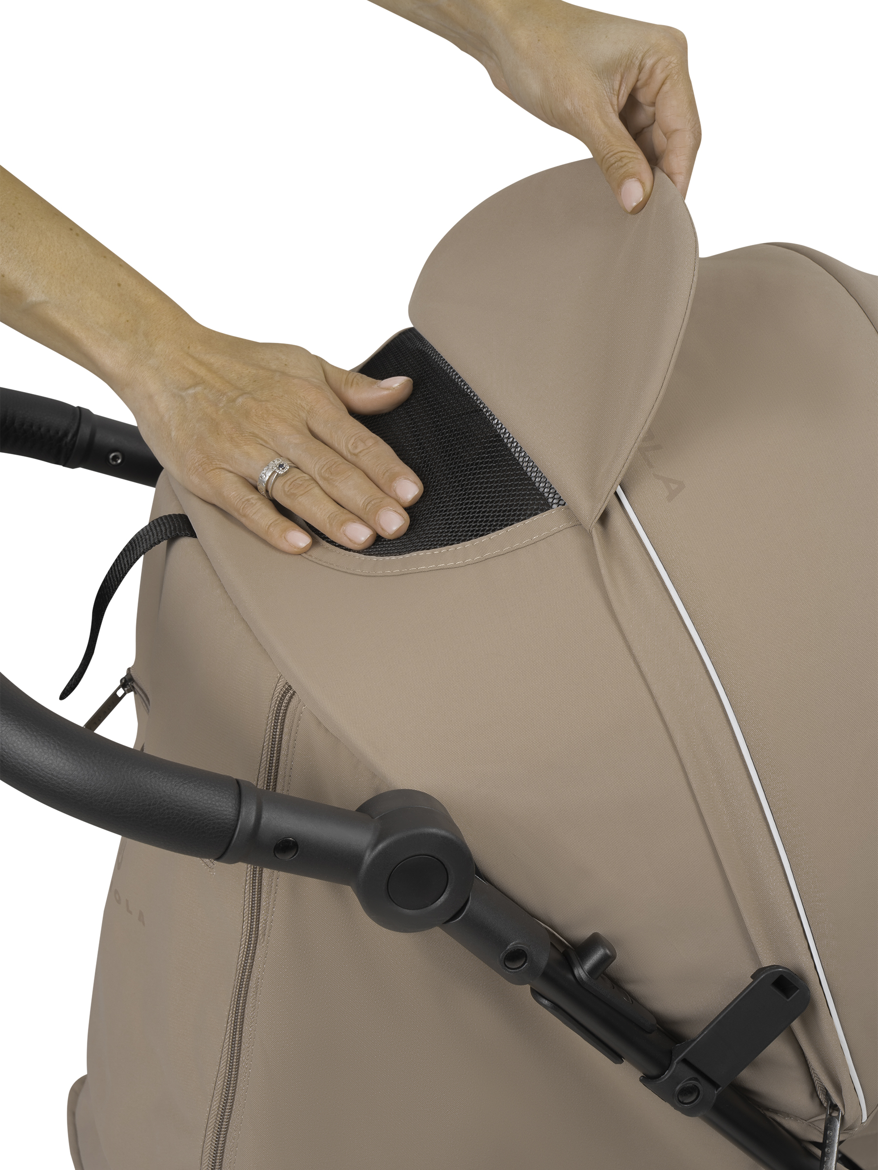 Коляска прогулочная JOVOLA SELENA 2026 всесезонная бежевый - фото 20