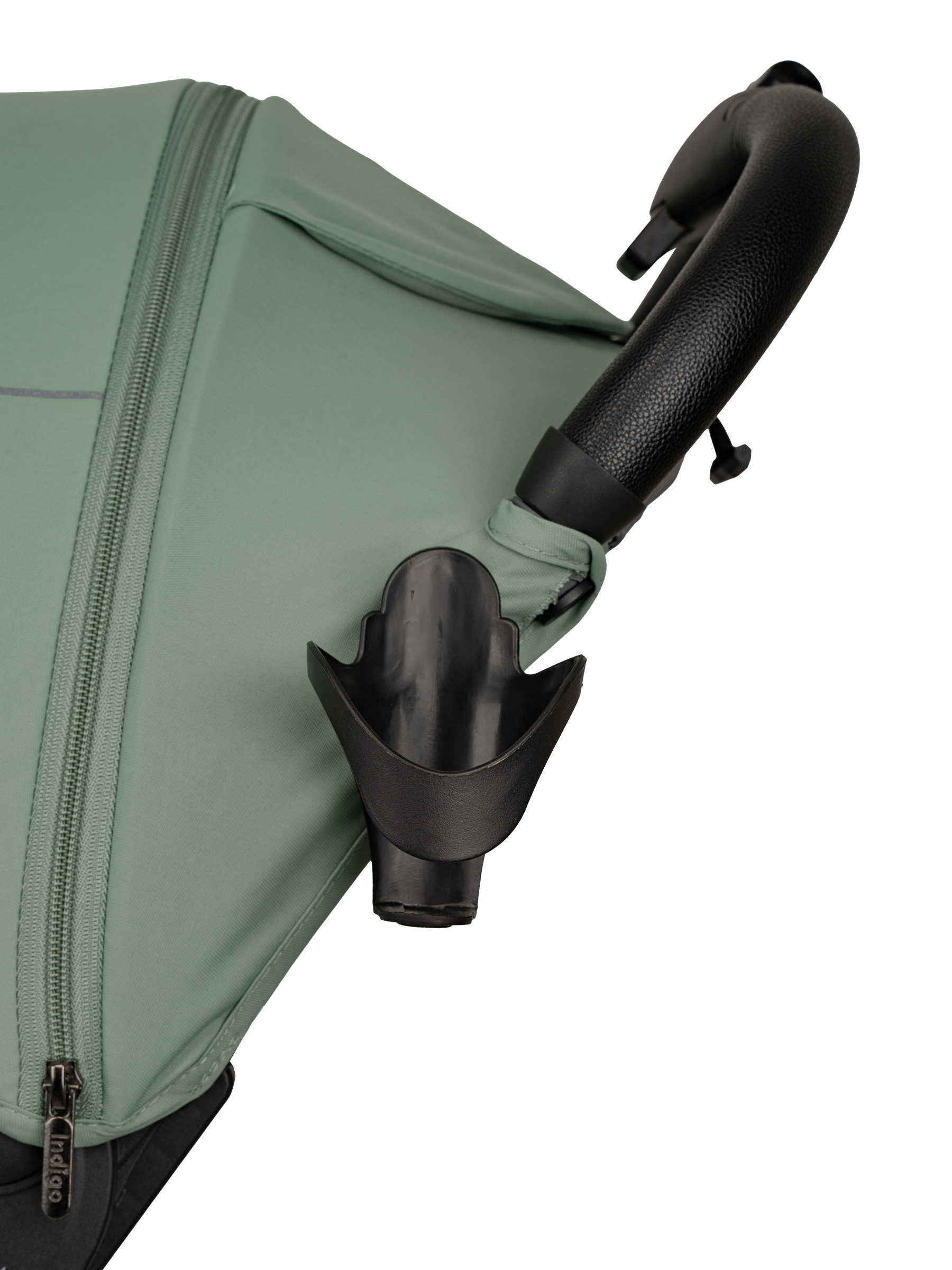 Коляска прогулочная Indigo Skip для путешествий, зеленый зеленый - фото 21