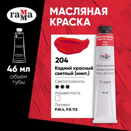 Краски масляные Гаммa