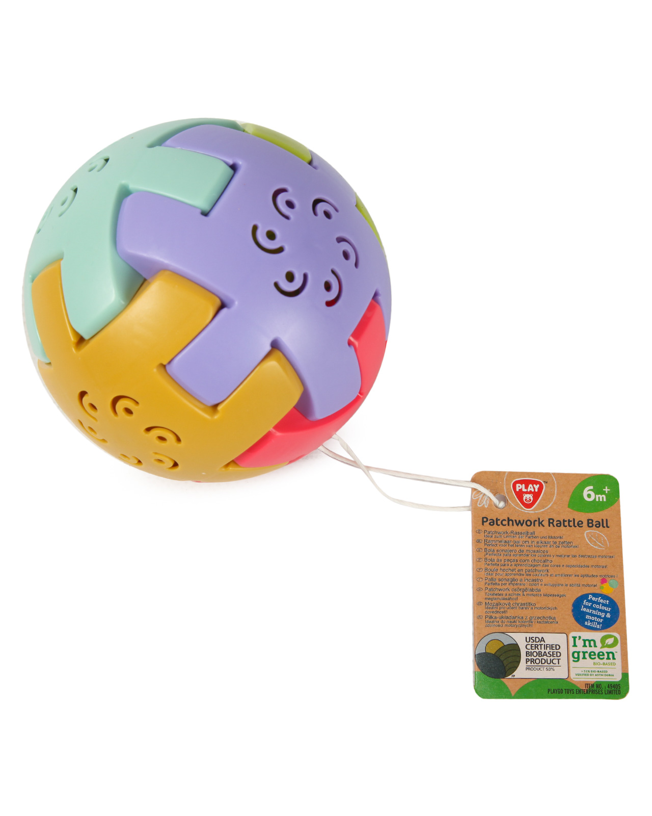 Игрушка Play Go мяч Весёлый мячик - фото 6