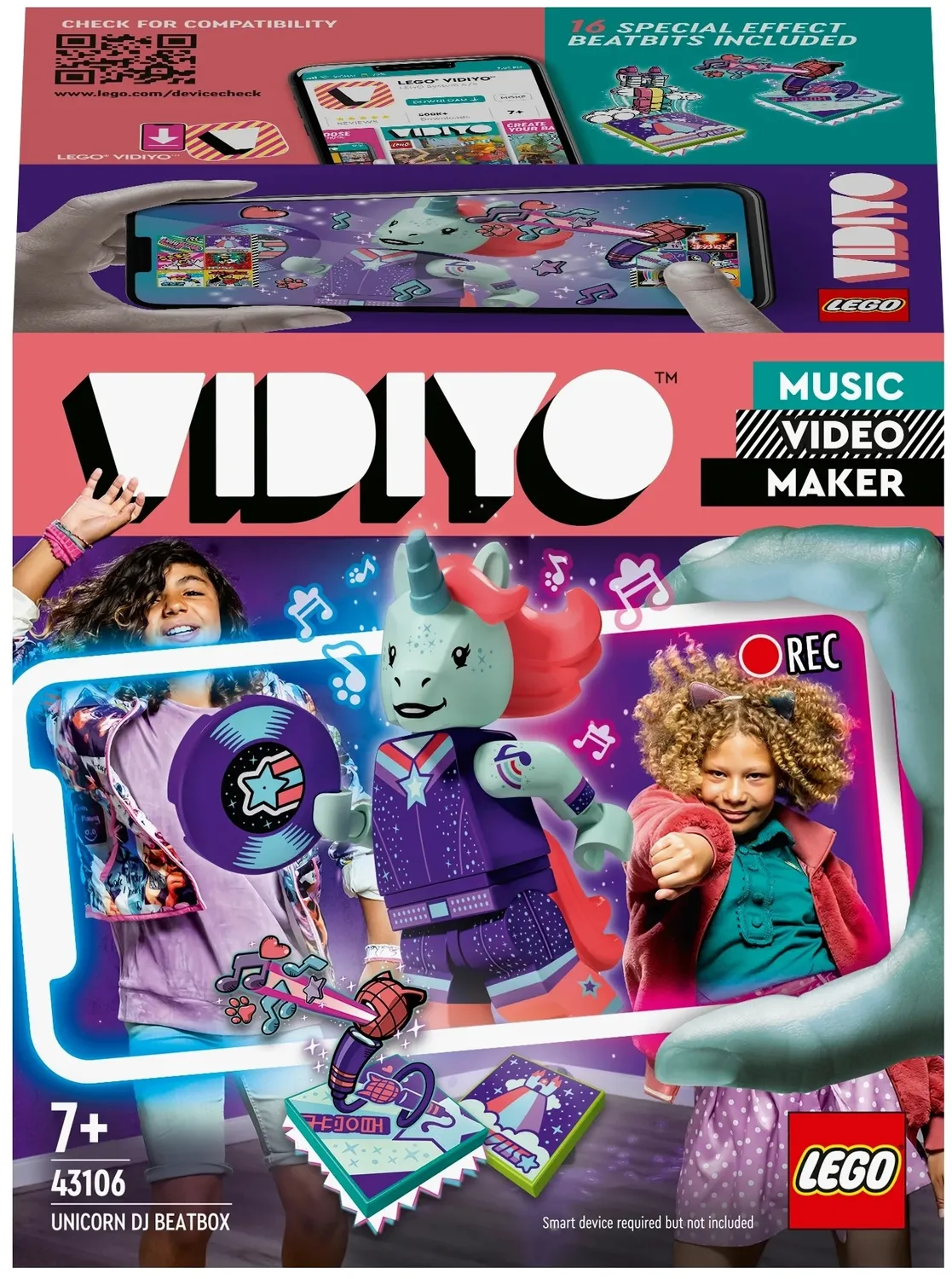 Конструктор LEGO VIDIYO 43106 80 дет. - фото 1