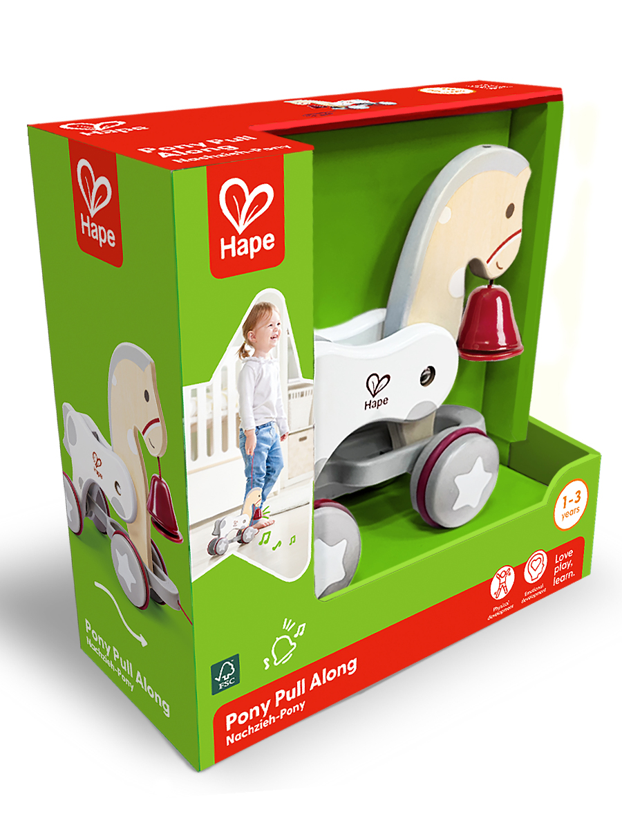 Игрушка Hape каталка Пони - фото 7