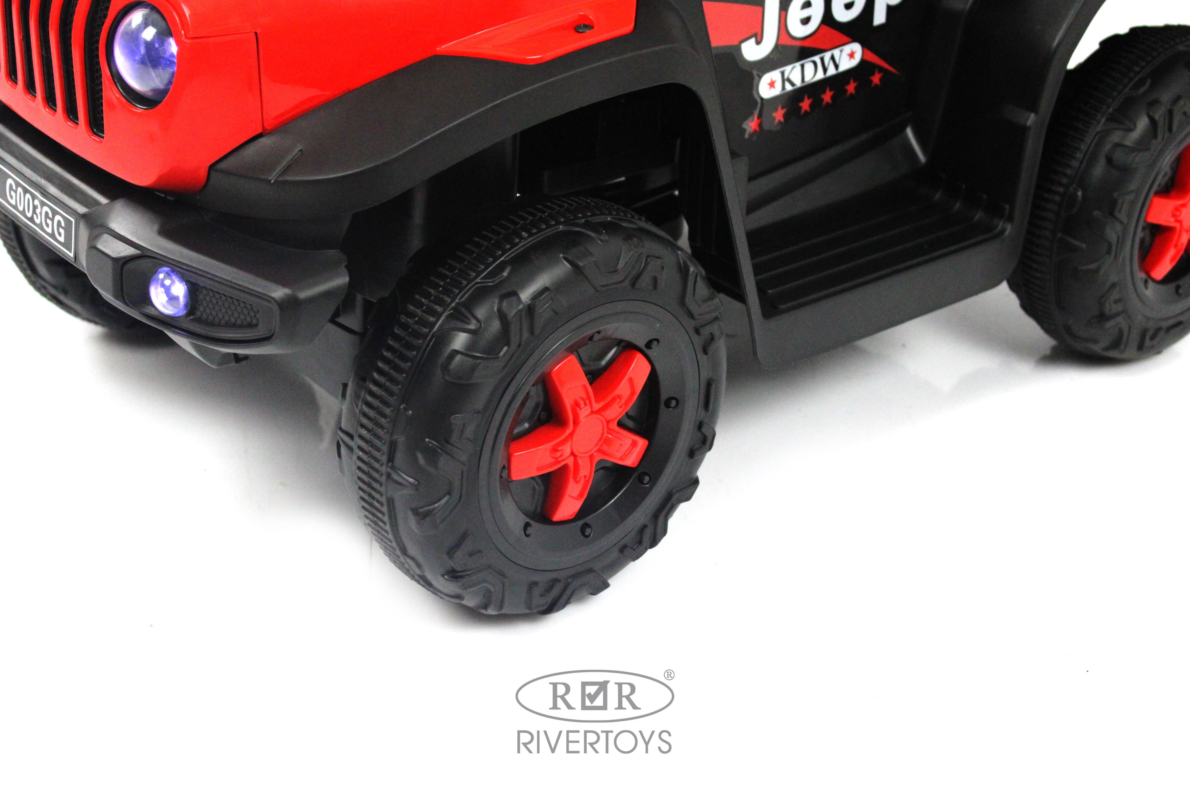 Электромобиль RIVERTOYS G003GG-RED С пультом ДУ - фото 7