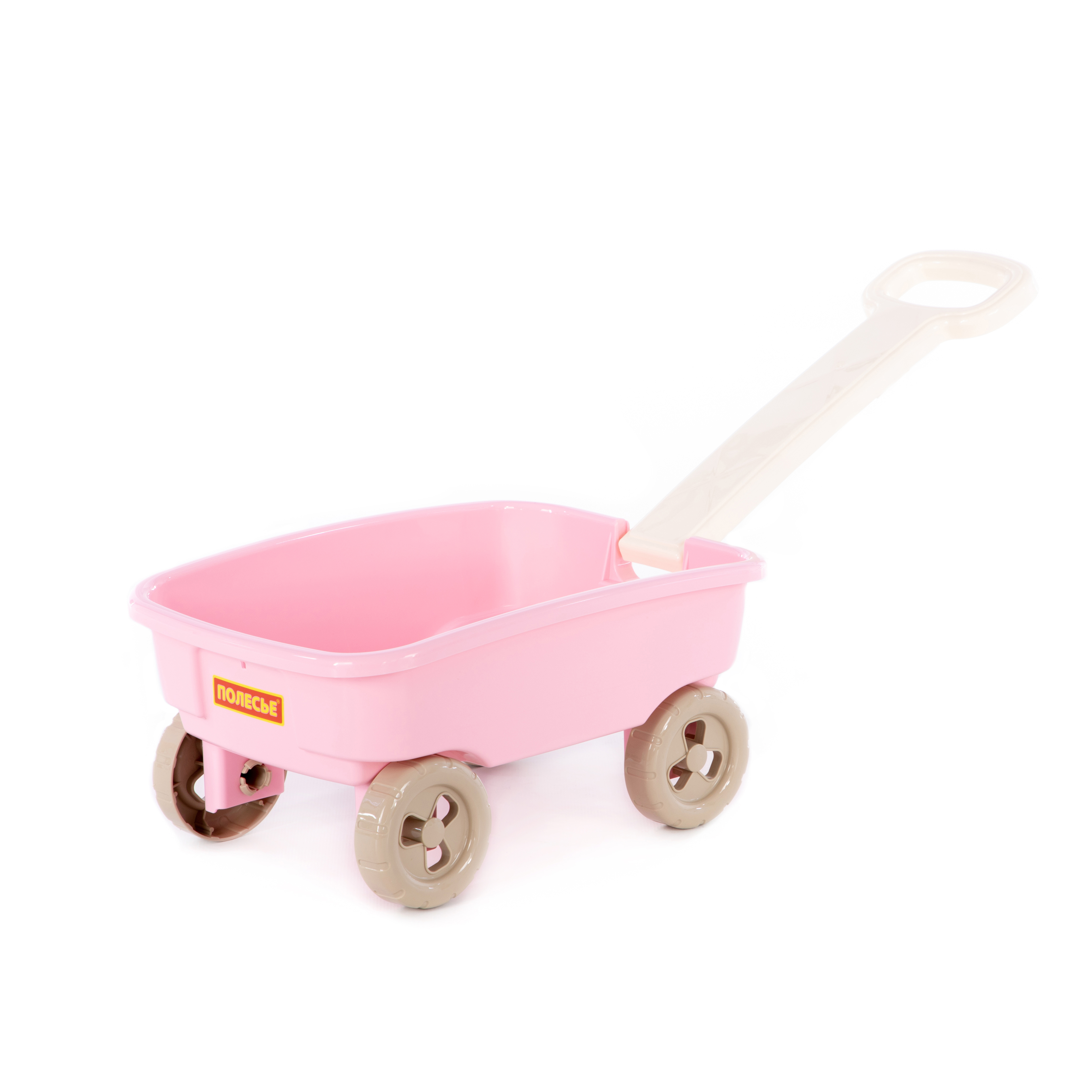 Тележка Полесье с ручкой 1 предм. - фото 1