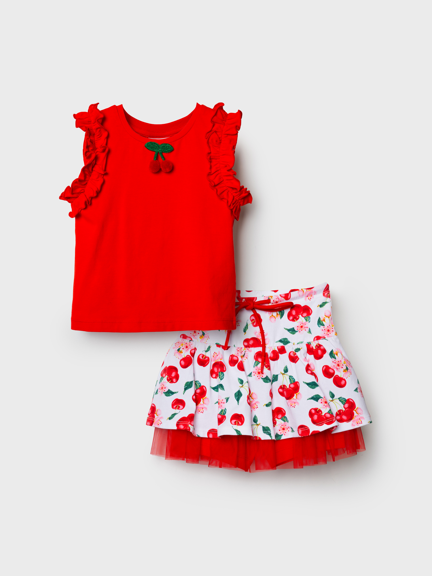 Футболка и юбка-шорты PlayToday 12622373 - фото 8