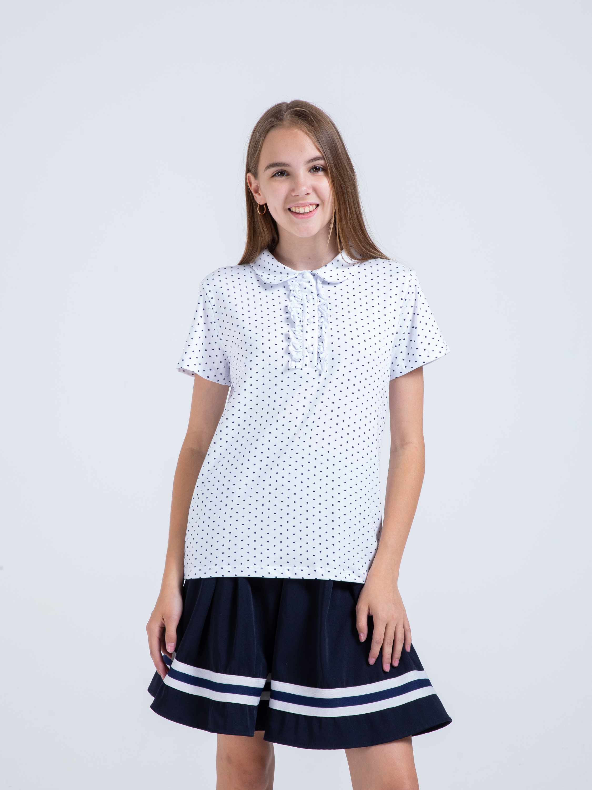 Блузка STELLA MODA 29407_белый - фото 5