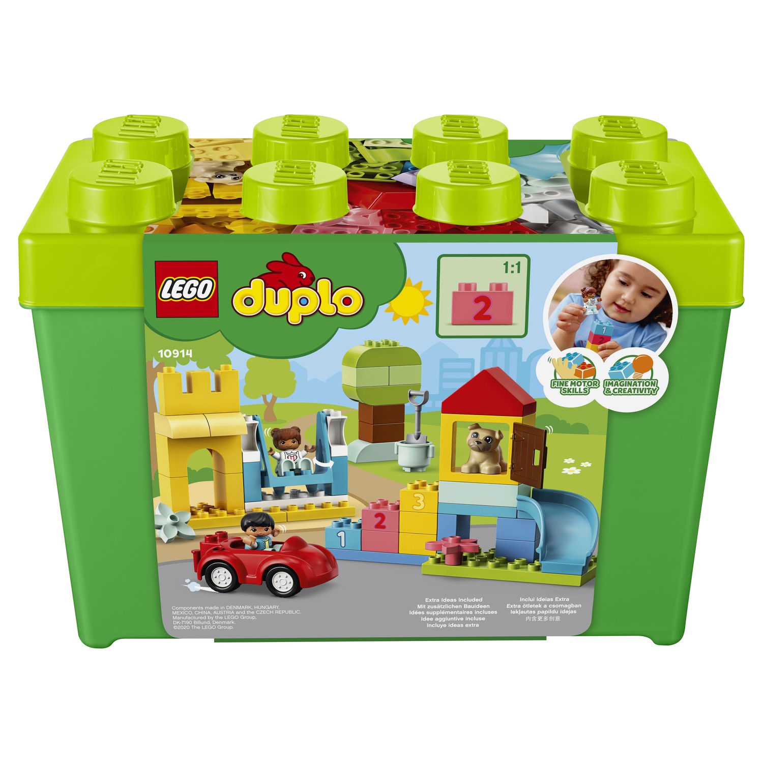 Конструктор LEGO DUPLO Коробка с кубиками 85 дет. - фото 3